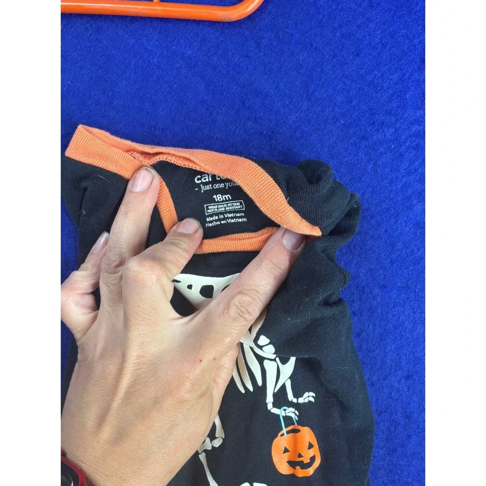 Spooky Toddler Carter's Cat & Jack Halloween Pajama & Tee Set 18M Multi-Color